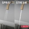 DELTA Stryke Touch2O  Pull-Down Kitchen w/ Voice — Lumicoat® Champagne Bronze