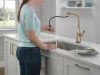 DELTA Stryke Touch2O  Pull-Down Kitchen w/ Voice — Lumicoat® Champagne Bronze
