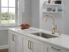 DELTA Stryke Touch2O  Pull-Down Kitchen w/ Voice — Lumicoat® Champagne Bronze