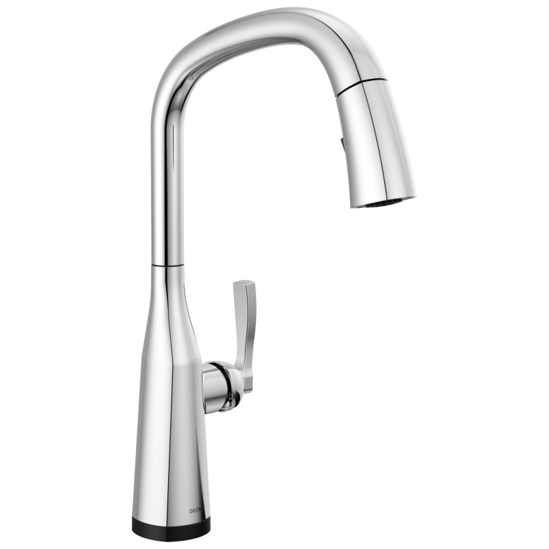 DELTA Stryke Touch2O  Pull-Down Kitchen w/ Voice — Lumicoat® Chrome