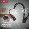 DELTA Leland Single Handle Pull-Down Kitchen Faucet With ShieldSpray Technology — Matte Black