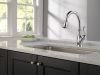 DELTA Leland Single Handle Pull-Down Kitchen Faucet with ShieldSpray Technology — Chrome