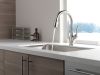 DELTA Leland Single Handle Pull-Down Kitchen Faucet with ShieldSpray Technology — Spotshield Stainless