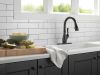 DELTA Leland Single Handle Pull-Down Kitchen Faucet With Touch2O Technology And ShieldSpray Technologies — Matte Black