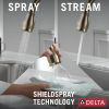 DELTA Leland Single Handle Pull-Down Kitchen Faucet with Touch2O Technology Technology — Champagne Bronze