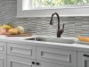 DELTA Leland Single Handle Pull-Down Kitchen Faucet with Touch2O and ShieldSpray Technologies — Venetian Bronze