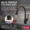 DELTA Leland Single Handle Pull-Down Kitchen Faucet with Touch2O and ShieldSpray Technologies — Venetian Bronze