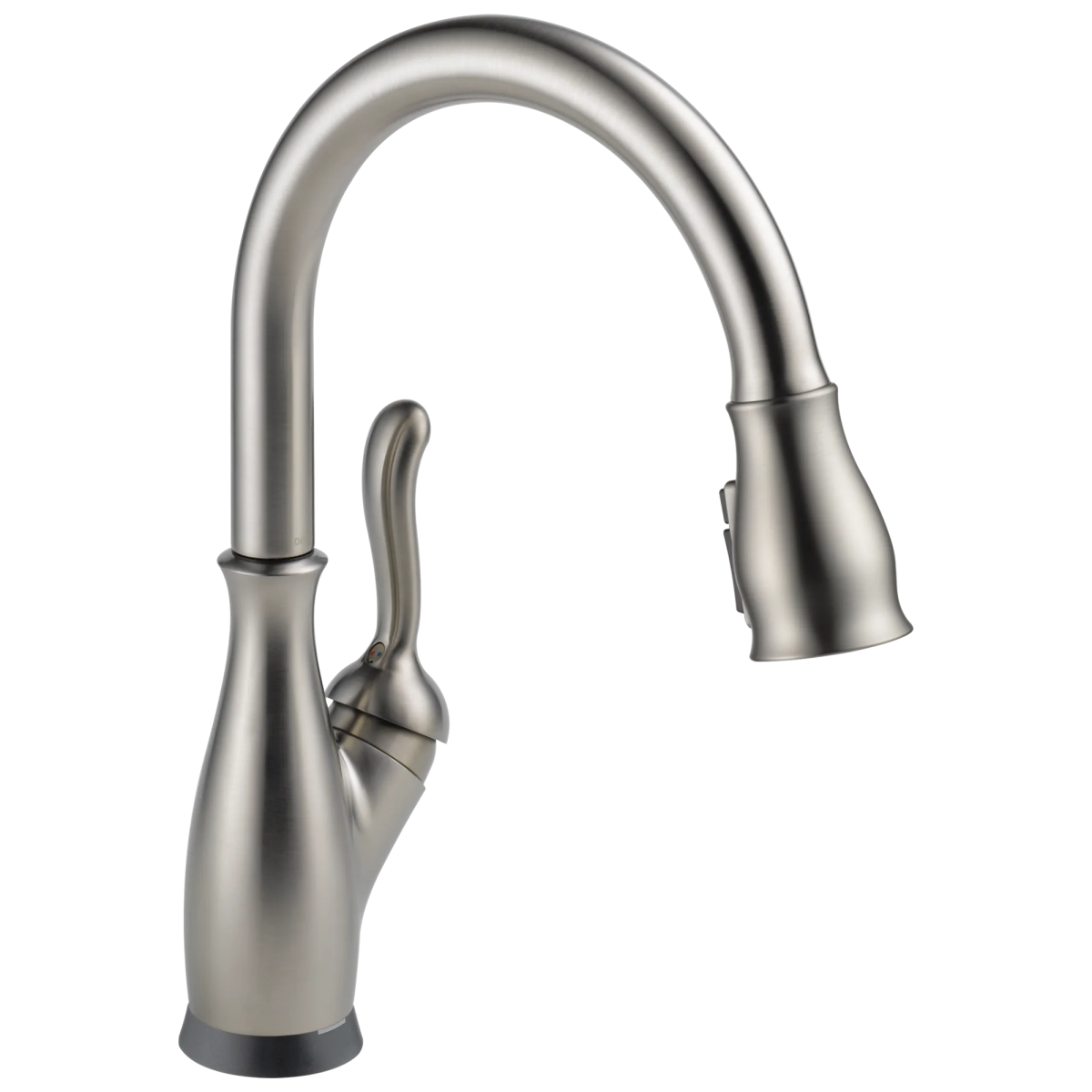 DELTA Leland Single Handle Pull-Down Kitchen Faucet with Touch2O and ShieldSpray Technologies — Spotshield Stainless