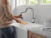 DELTA Leland Touch2O Technology Kitchen Faucet with Touchless Technology — Arctic Stainless