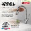 DELTA Leland Touch2O Technology Kitchen Faucet with Touchless Technology — Arctic Stainless