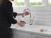 DELTA Leland Touch2O Technology Kitchen Faucet with Touchless Technology — Chrome