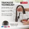 DELTA Leland Touch2O Technology Kitchen Faucet with Touchless Technology — Venetian Bronze
