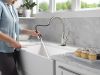 DELTA Leland Touch2O Technology Kitchen Faucet with Touchless Technology — Spotshield Stainless