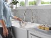 DELTA Leland Touch2O Technology Kitchen Faucet with Touchless Technology — Spotshield Stainless