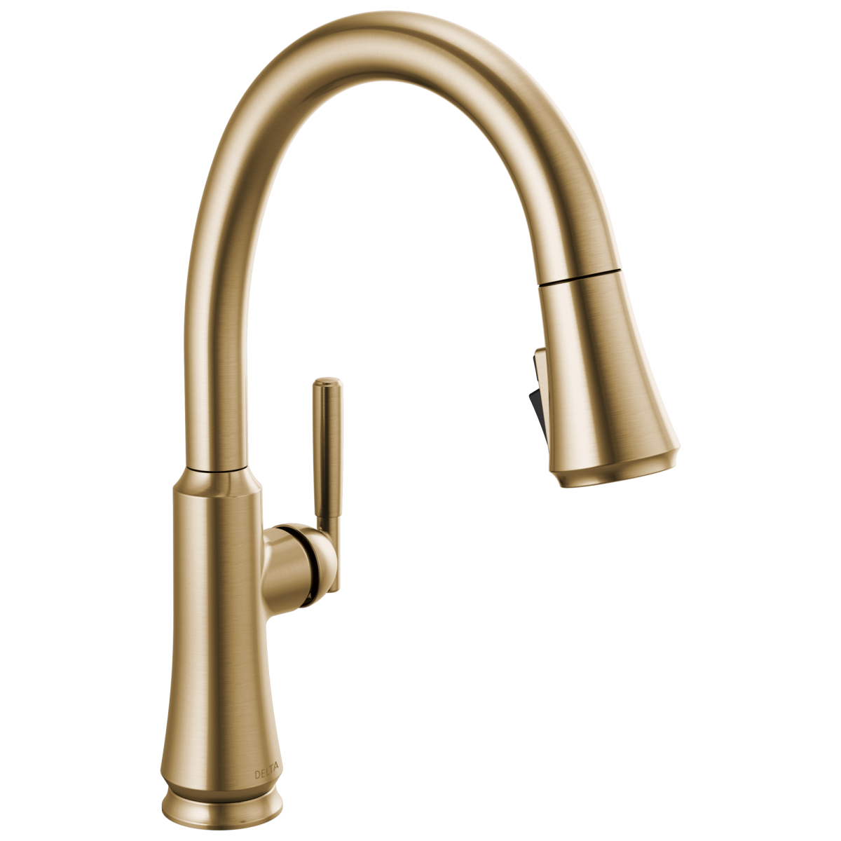 DELTA Coranto Single Handle Pull-Down Kitchen Faucet — Champagne Bronze