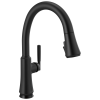 DELTA Coranto Single Handle Pull-Down Kitchen Faucet with Touch2O Technology — Matte Black