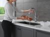 DELTA Coranto Touch2O Technology Kitchen Faucet with Touchless Technology — Arctic Stainless