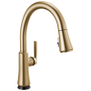 DELTA Coranto Touch2O Technology Kitchen Faucet with Touchless Technology — Champagne Bronze