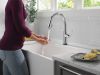 DELTA Coranto Touch2O Technology Kitchen Faucet with Touchless Technology — Chrome