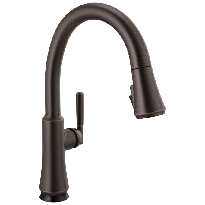 DELTA Coranto Touch2O Technology Kitchen Faucet with Touchless Technology — Venetian Bronze