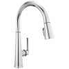 DELTA Emmeline Single Handle Pull-Down Kitchen Faucet — Lumicoat® Chrome