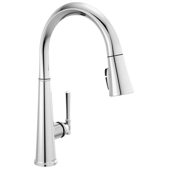 DELTA Emmeline Single Handle Pull-Down Kitchen Faucet — Lumicoat® Chrome