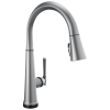 DELTA Emmeline Touch2O Technology Kitchen Faucet with Touchless Technology — Lumicoat® Arctic Stainless