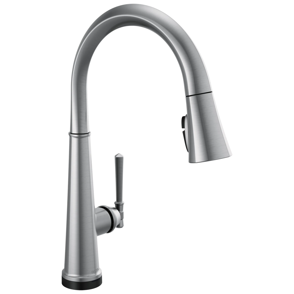 DELTA Emmeline Touch2O Technology Kitchen Faucet with Touchless Technology — Lumicoat® Arctic Stainless