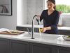 DELTA Emmeline Touch2O Technology Kitchen Faucet with Touchless Technology — Lumicoat® Arctic Stainless