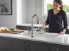 DELTA Emmeline Touch2O Technology Kitchen Faucet with Touchless Technology — Lumicoat® Arctic Stainless