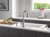 DELTA Emmeline Touch2O Technology Kitchen Faucet with Touchless Technology — Lumicoat® Arctic Stainless