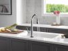 DELTA Emmeline Touch2O Technology Kitchen Faucet with Touchless Technology — Lumicoat® Arctic Stainless