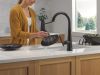 DELTA Emmeline Touch2O Technology Kitchen Faucet with Touchless Technology — Matte Black