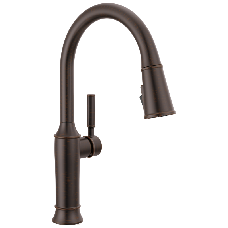 DELTA Renaldi Single Handle Pull-Down Kitchen Faucet — Venetian Bronze