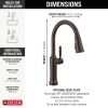 DELTA Renaldi Touch2O Technology Kitchen Faucet with Touchless Technology — Venetian Bronze