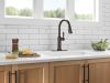 DELTA Renaldi Touch2O Technology Kitchen Faucet with Touchless Technology — Venetian Bronze