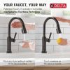 DELTA Renaldi Touch2O Technology Kitchen Faucet with Touchless Technology — Venetian Bronze