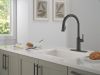 DELTA Cordova Single Handle Pull-Down Kitchen Faucet — Matte Black