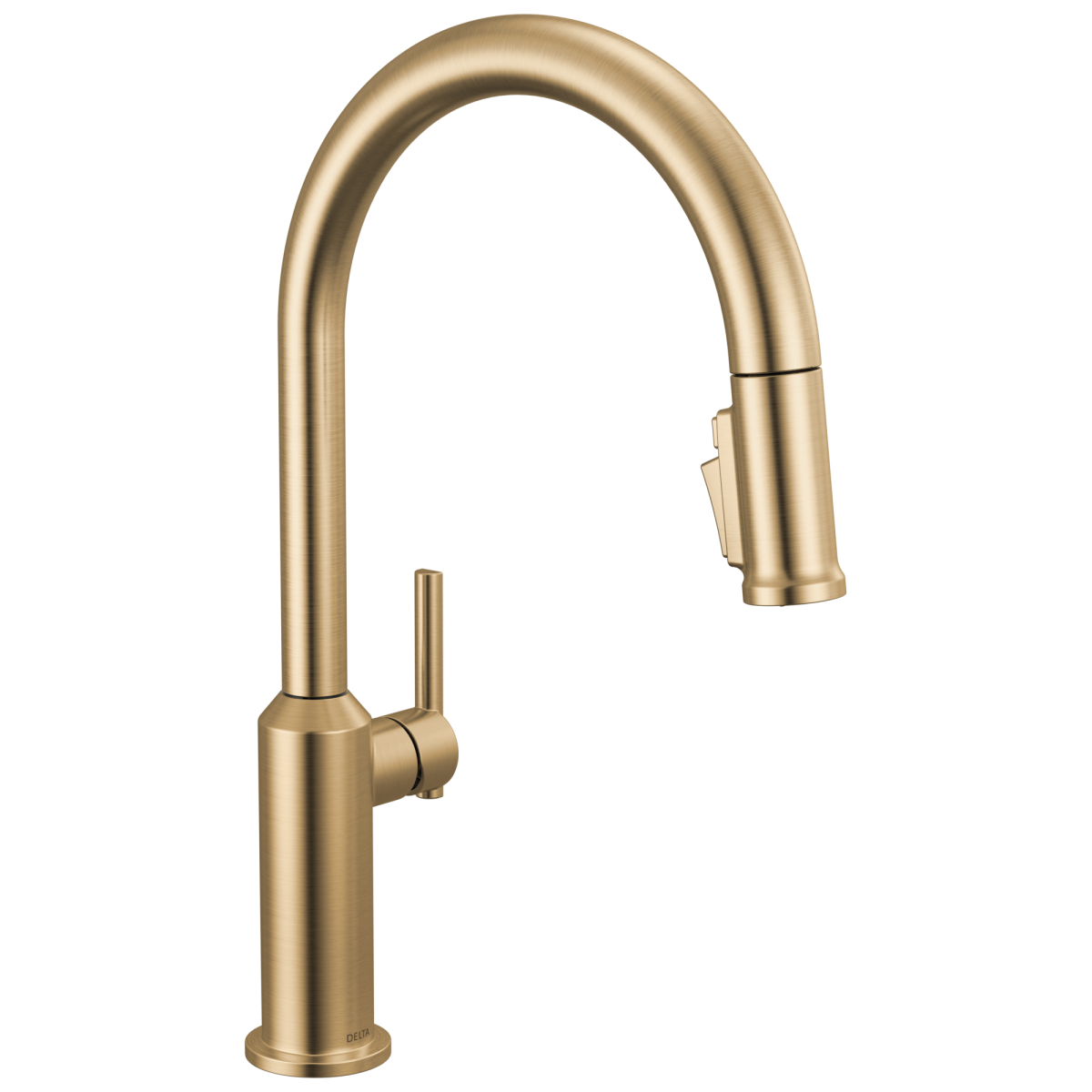 DELTA Cordova Single Handle Pull-Down Kitchen Faucet — Lumicoat® Champagne Bronze