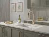 DELTA Cordova Single Handle Pull-Down Kitchen Faucet — Lumicoat® Champagne Bronze