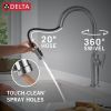 DELTA Altado Single Handle Pull-Down Kitchen Faucet — Arctic Stainless