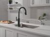 DELTA Altado Single Handle Pull-Down Kitchen Faucet — Matte Black