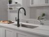 DELTA Altado Single Handle Pull-Down Kitchen Faucet — Matte Black