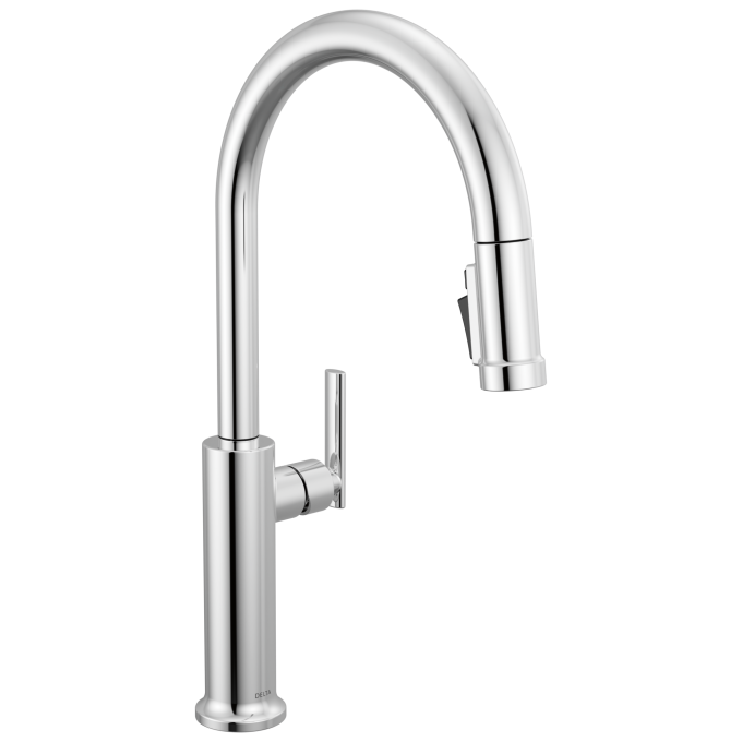 DELTA Altado Single Handle Pull-Down Kitchen Faucet — Chrome