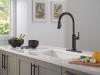 DELTA Altado Touch2O Technology Kitchen Faucet with Touchless Technology — Matte Black