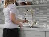DELTA Broderick Single Handle Pull-Down Kitchen Faucet — Polished Nickel