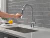 DELTA Monrovia Single Handle Pull-Down Kitchen Faucet — Lumicoat® Arctic Stainless