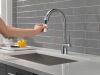 DELTA Monrovia Single Handle Pull-Down Kitchen Faucet — Lumicoat® Arctic Stainless