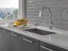 DELTA Monrovia Single Handle Pull-Down Kitchen Faucet — Lumicoat® Arctic Stainless