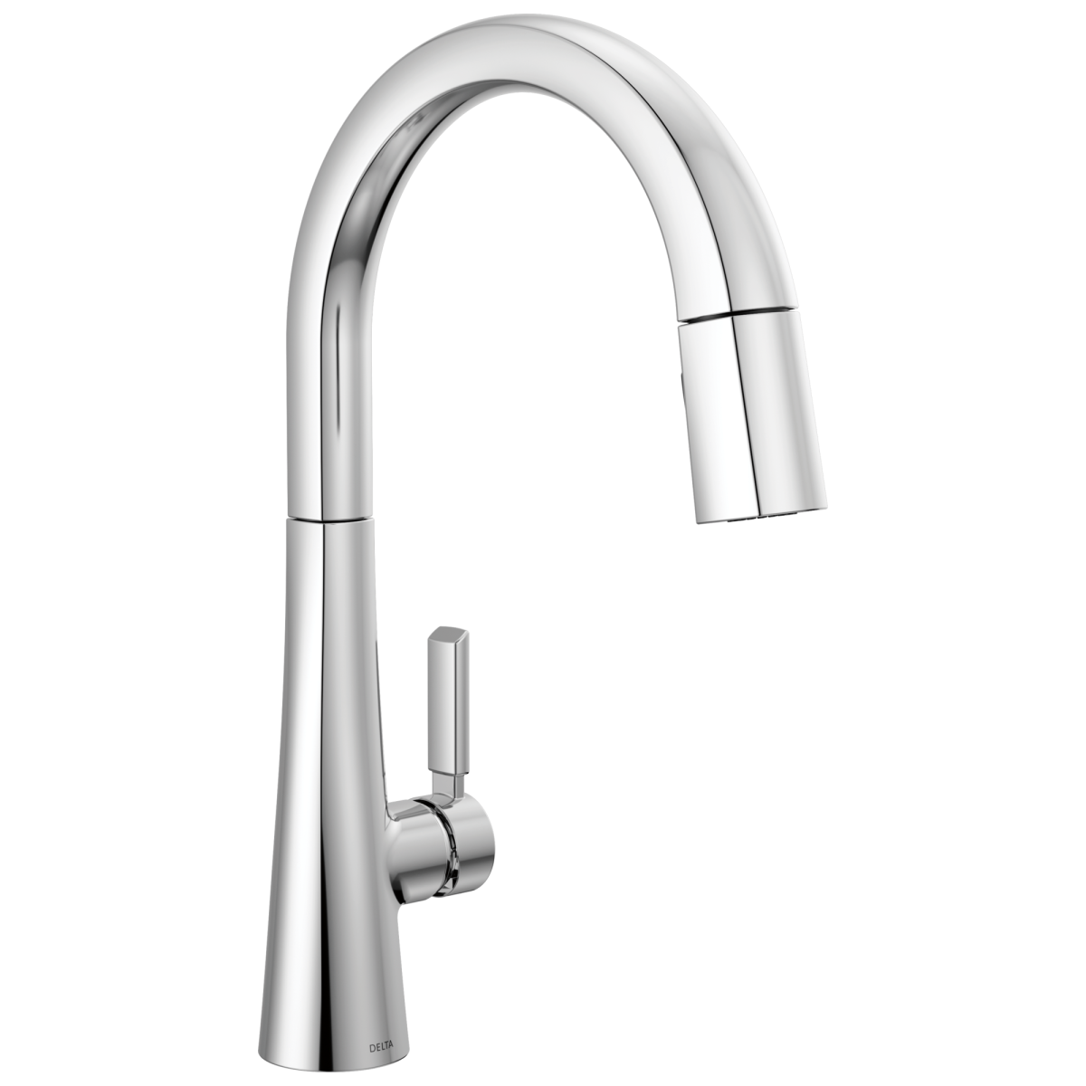 DELTA Monrovia Single Handle Pull-Down Kitchen Faucet — Lumicoat® Chrome